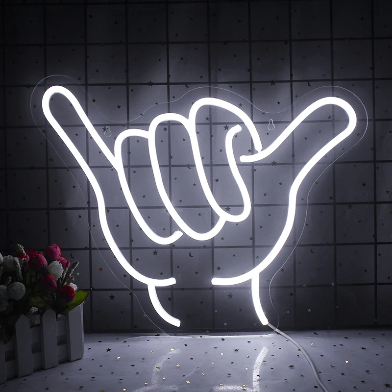 Wanxing Neon Encourage Praise Neon Sign Gym Wall Hanging Light For Sports Room Decor Club Wedding Party Bar Xmas Gift Neon Mural