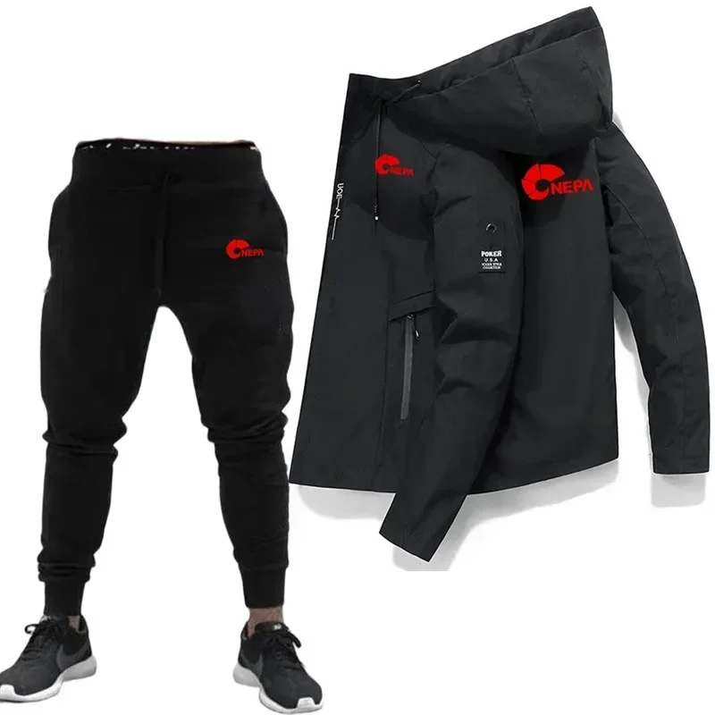 

Men's NePA Tracksuit Set, Tracksuit Two-piece Set, Men's Jacket, Sweatpants brand Apparel, Men's Tracksuit Sports, Autumn Appare