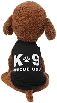 

Dog Clothes for Small Dogs Boy Yorkies Girl Chihuahua Summer Fall - Pet Puppy Shirt K9UNIT Vest Apparel Cat Clothing Schnauzer