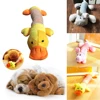 Cute Pet Dog Cat Plush Animals Shape Squeak Sound Toys Funny Durable Chew Molar Bite Toy Suitable For All Pet Molar Training Toy 3