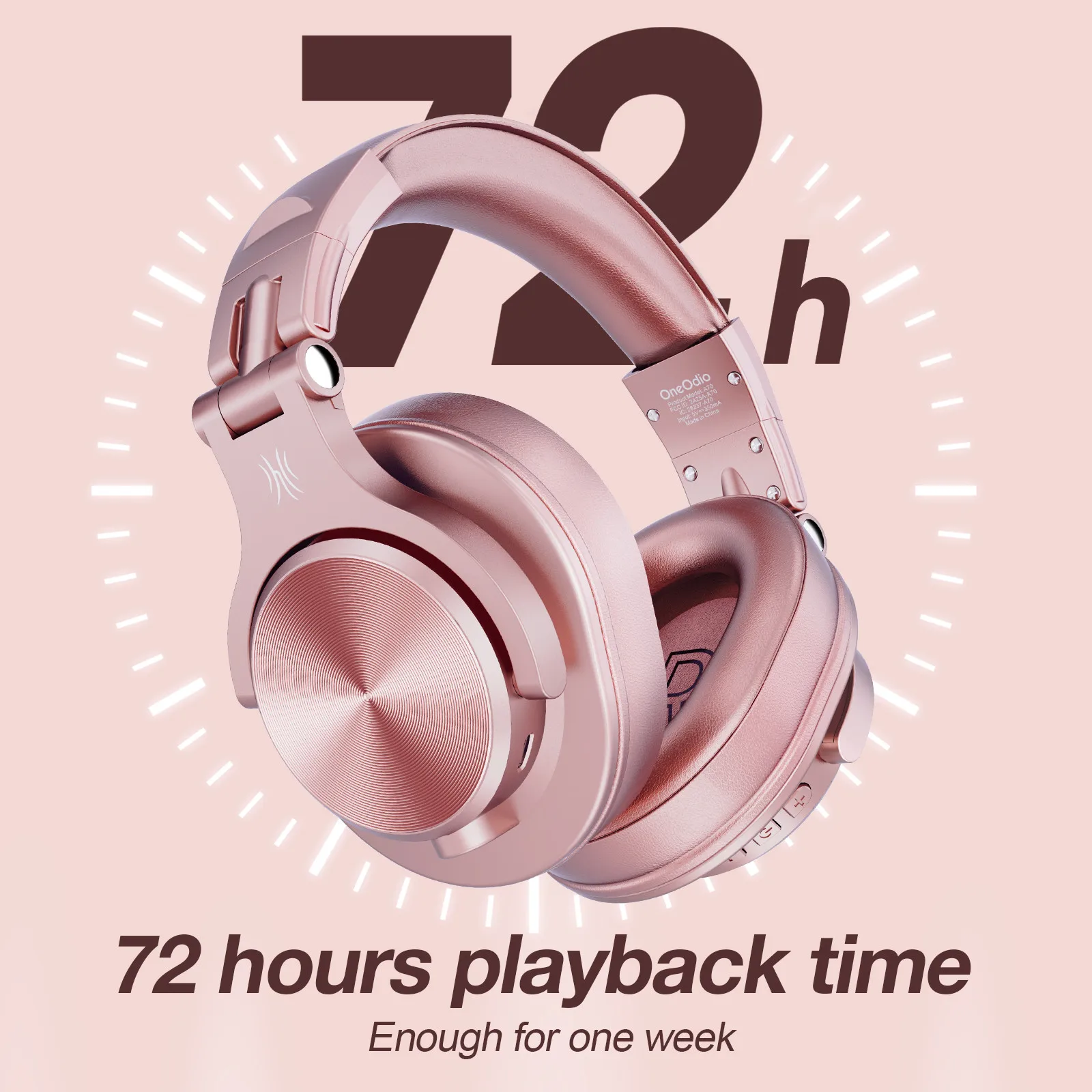 Oneodio A70 беспроводные наушники Bluetooth 5 2 на ухо гарнитура с микрофоном для телефона