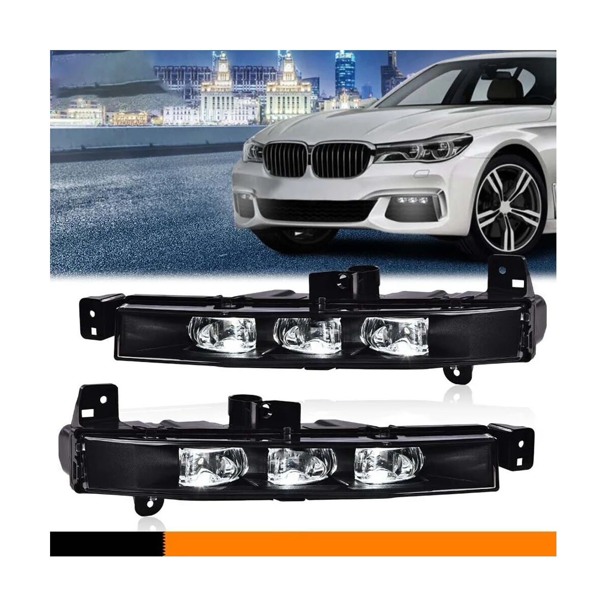 

Автомобильный правый боковой фонарь, противотуманная фара, лампа для дневного света, лампа для BMW G11 G12 740I 750I XDrive 63177342954