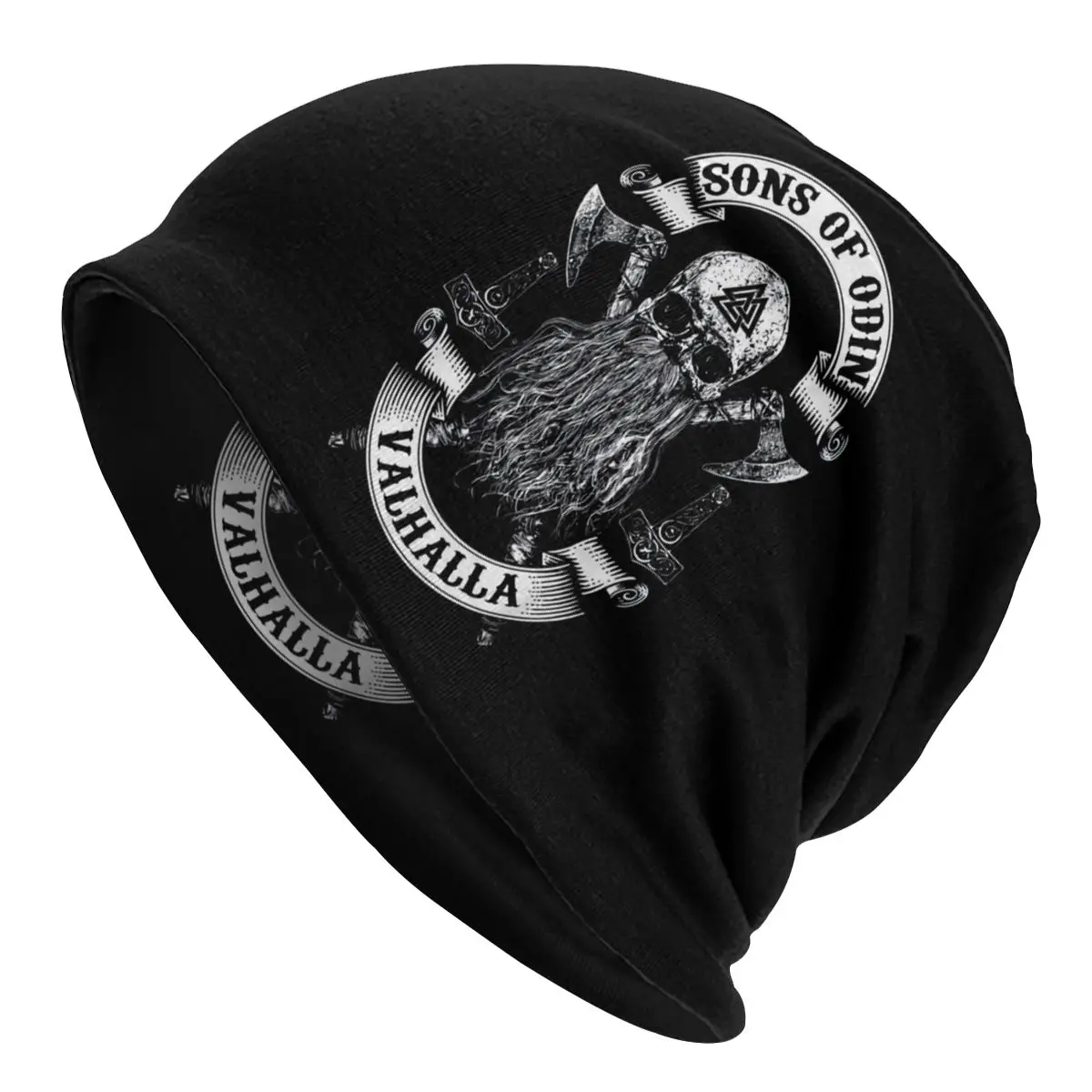 

Son Of Odin Valhalla Chapter Bonnet Femme Fahion Knit Hat For Women Men Warm Winter Beanie Cap 1