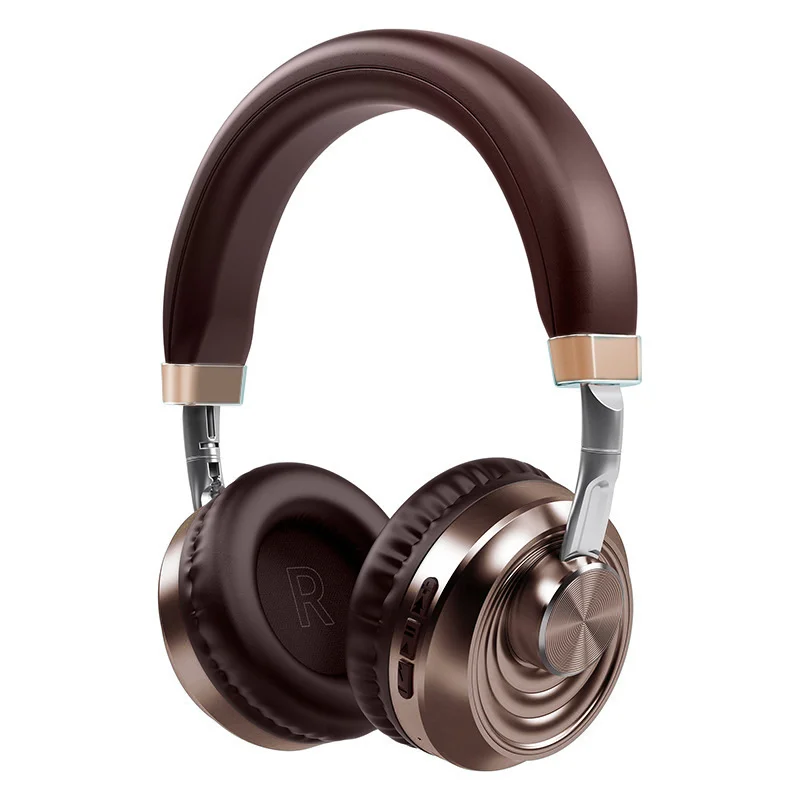 

Headphones Wireless Bluetooth Headset With Mic On Head Earphone Noise Reduction Support SD Card For Phone Pc Lattop TV Earpiece