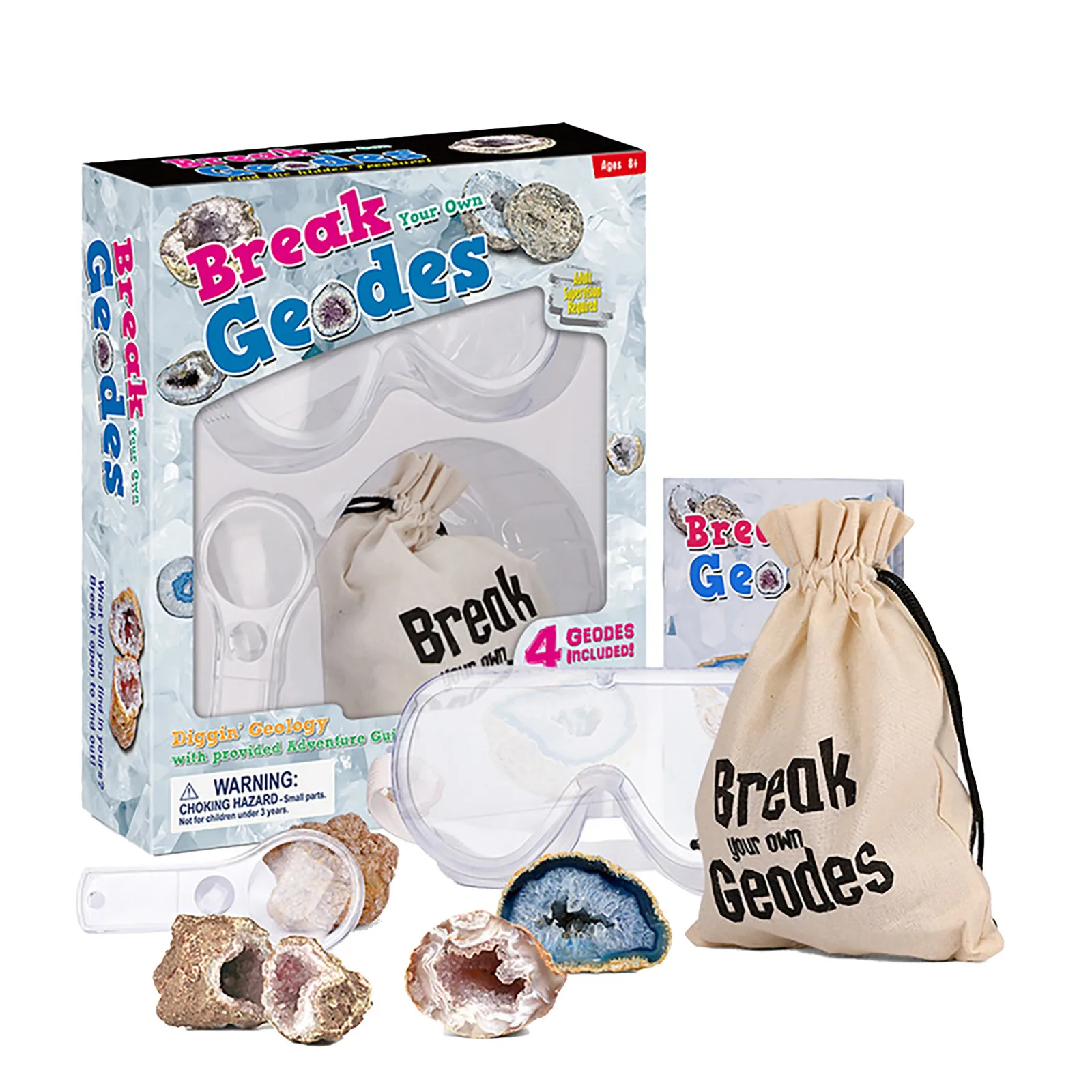 

Flashing Skipping Ball Building for Boys 4 Ore Goggles And Diving And TheWorld Magnifying Gift Christma Box Advent