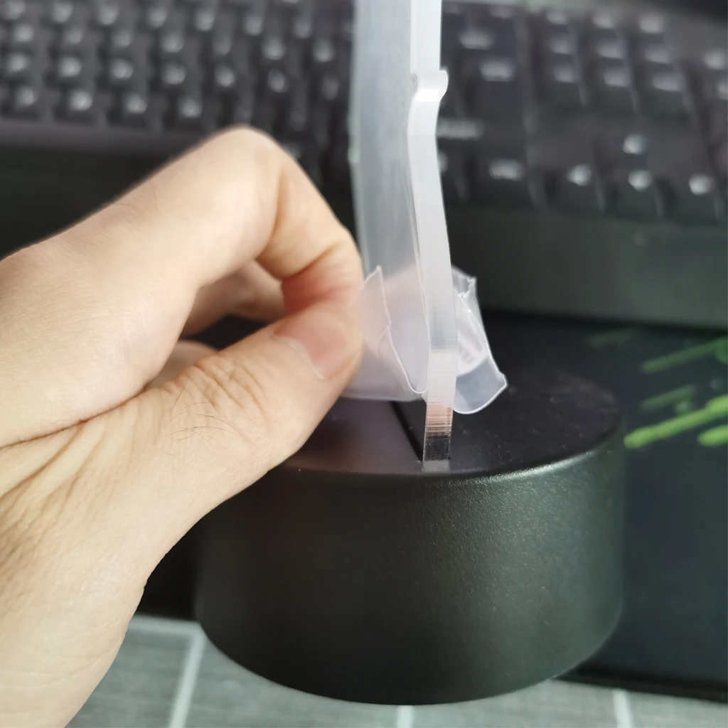 Аниме фигурка игры Yoimiya светильник рассекающий демонов 3D лампа искусственное