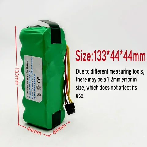 Подходит для аккумулятора пылесоса Haier 14,4 В Haier T322, T321 Panda X500 и других серий никель-водородных аккумуляторов 12,8 Ач.