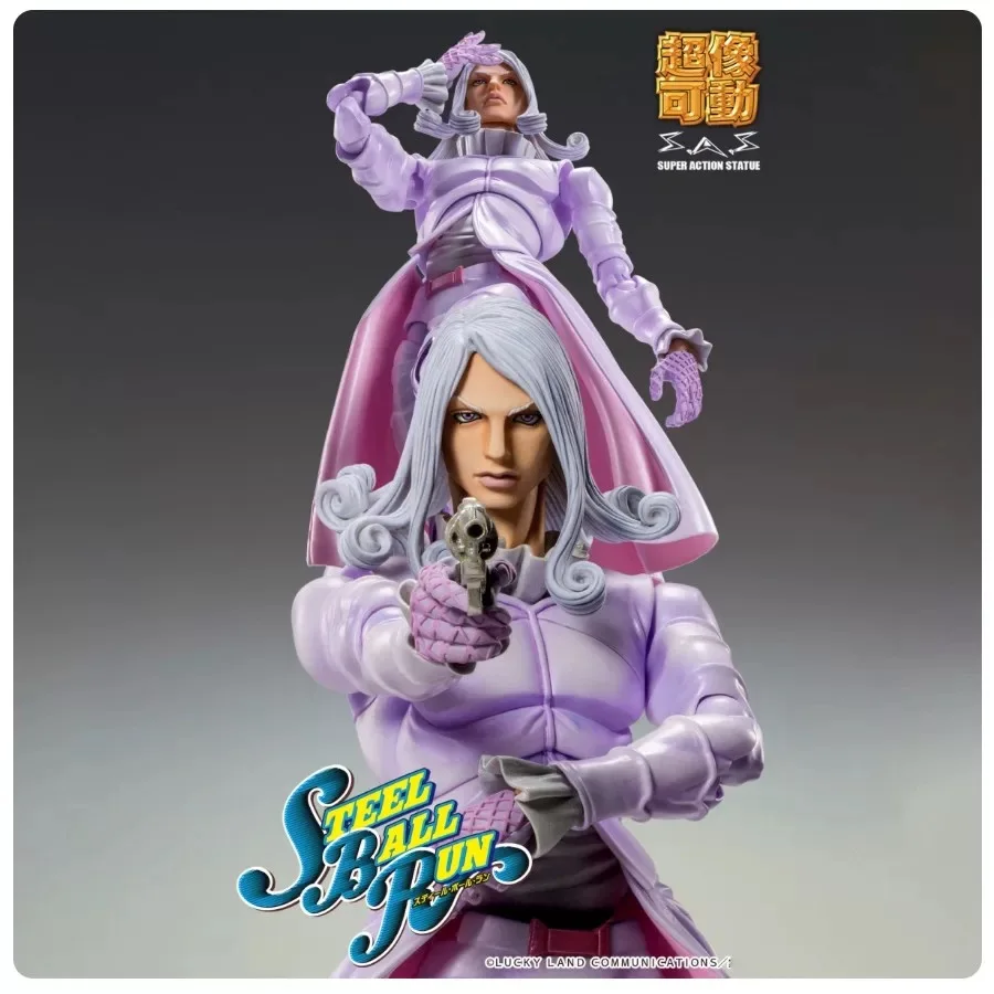 Фото Фигурка JOJO STEEL BALL RUN: Забавная коллекционная аниме-модель Medicos Chobitsu Kōdō, 100% оригинал, ПВХ, игрушка-кукла, подарок на День святого Валентина №1