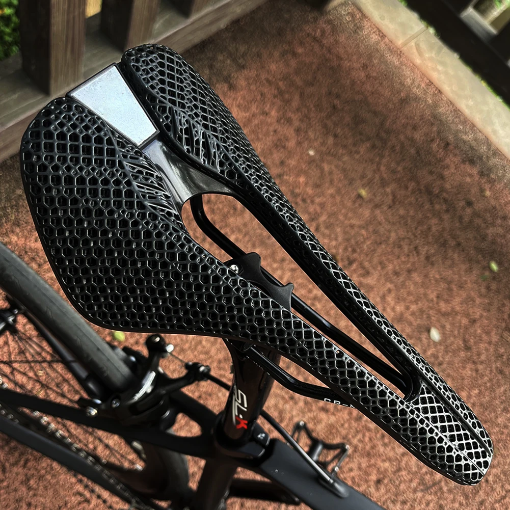 

3D Printed Shock Absorbing Bicycle Seat Cushion Breathable MTB Road Bike Saddle Tear Resistance Bike Accessories