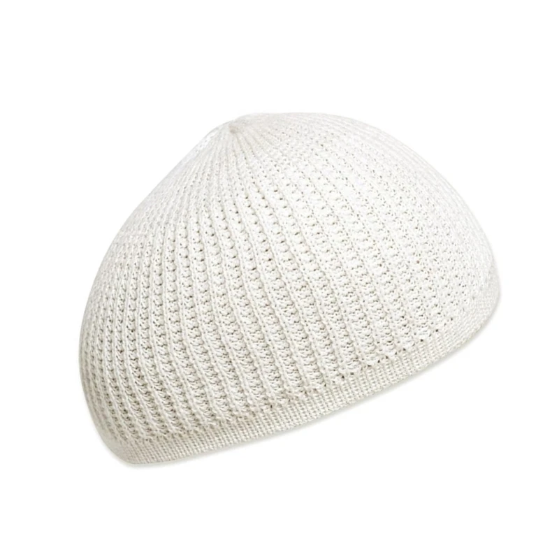 Куфи Молитвенные Шапочки для Мужчин Мягкие Трикотажные Акриловые Мусульманские