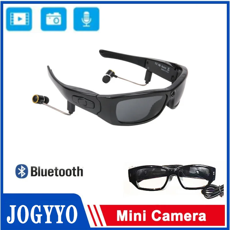 

HD очки Mini DV/DVR видеокамера 1080P Запись вождения езды умные очки наружный Мониторинг безопасности маленький аудио рекордер