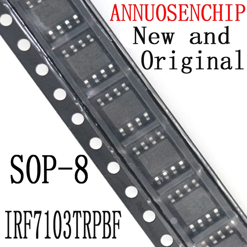 Новые и оригинальные SOP8 IRF7103TR SOP IRF7103 F7103 SOP-8 SMD IRF7103TRPBF, 10 шт.