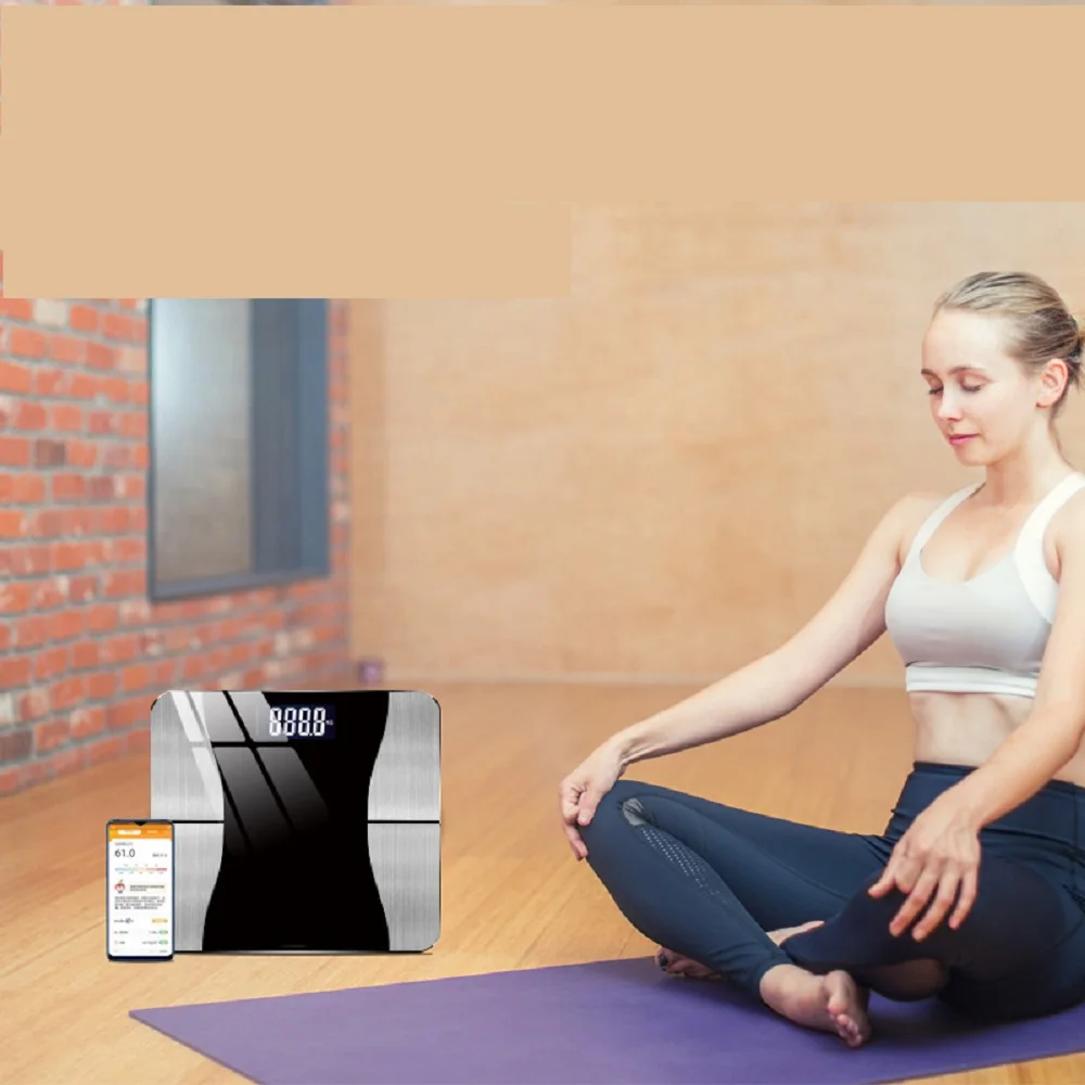 

Home Smart Bluetooth Weighing Body Analyzer Fat Scale Weight Scale Electronic Scale Gift