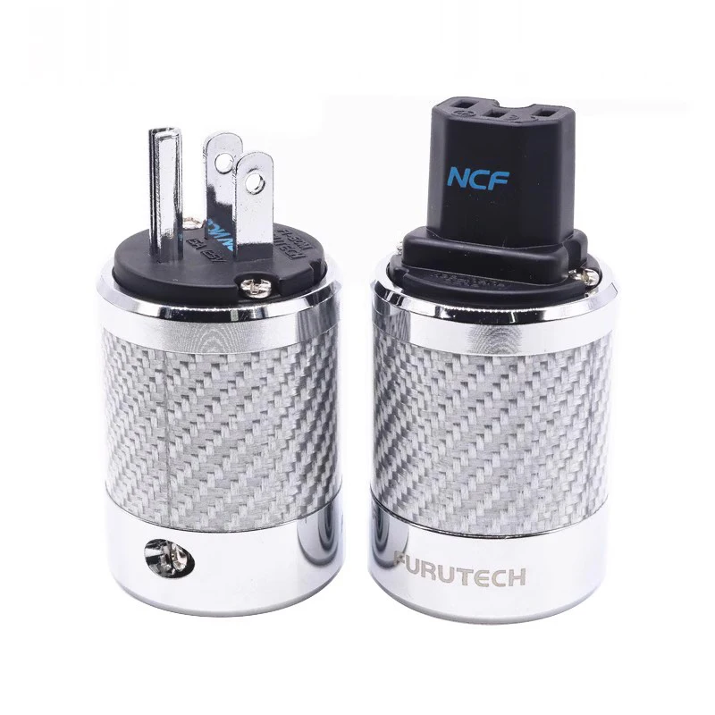 Фото Розетка с родиевым покрытием Furutech FI-50 NCF Nano Crystal Schuko EU/US AC Power 15A 125V /10A 250V №1