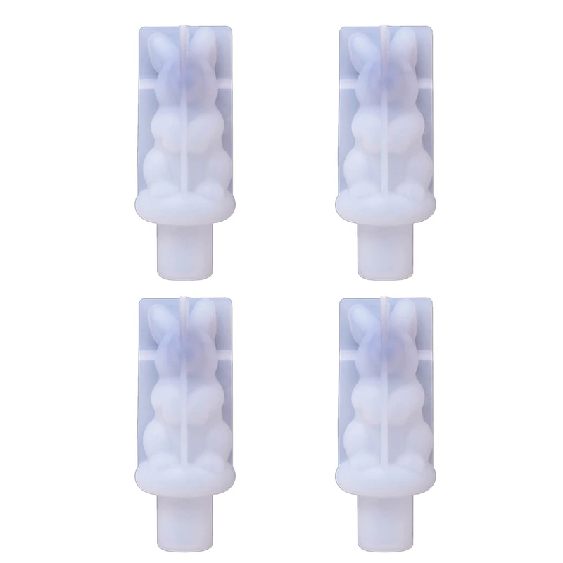 4Pccs Red Wine Bottle Stopper Crystal Epoxy Resin Mold Crown Cork Silicone Mould