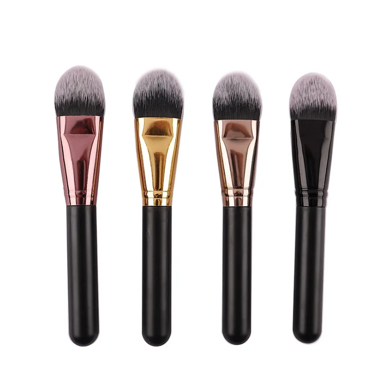 

100Pcs 15cm/16cm Tapered Foundation Brush Concealer Makeup Brush of Under Eye Blending Liquid Cream or Powder Flawless