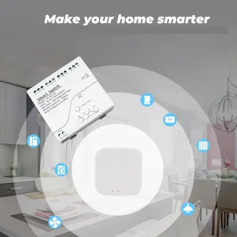 M3GC ZG-005-RF TUYA 4CH RF433 Модули модулей голосовой контроль для домашних приборов