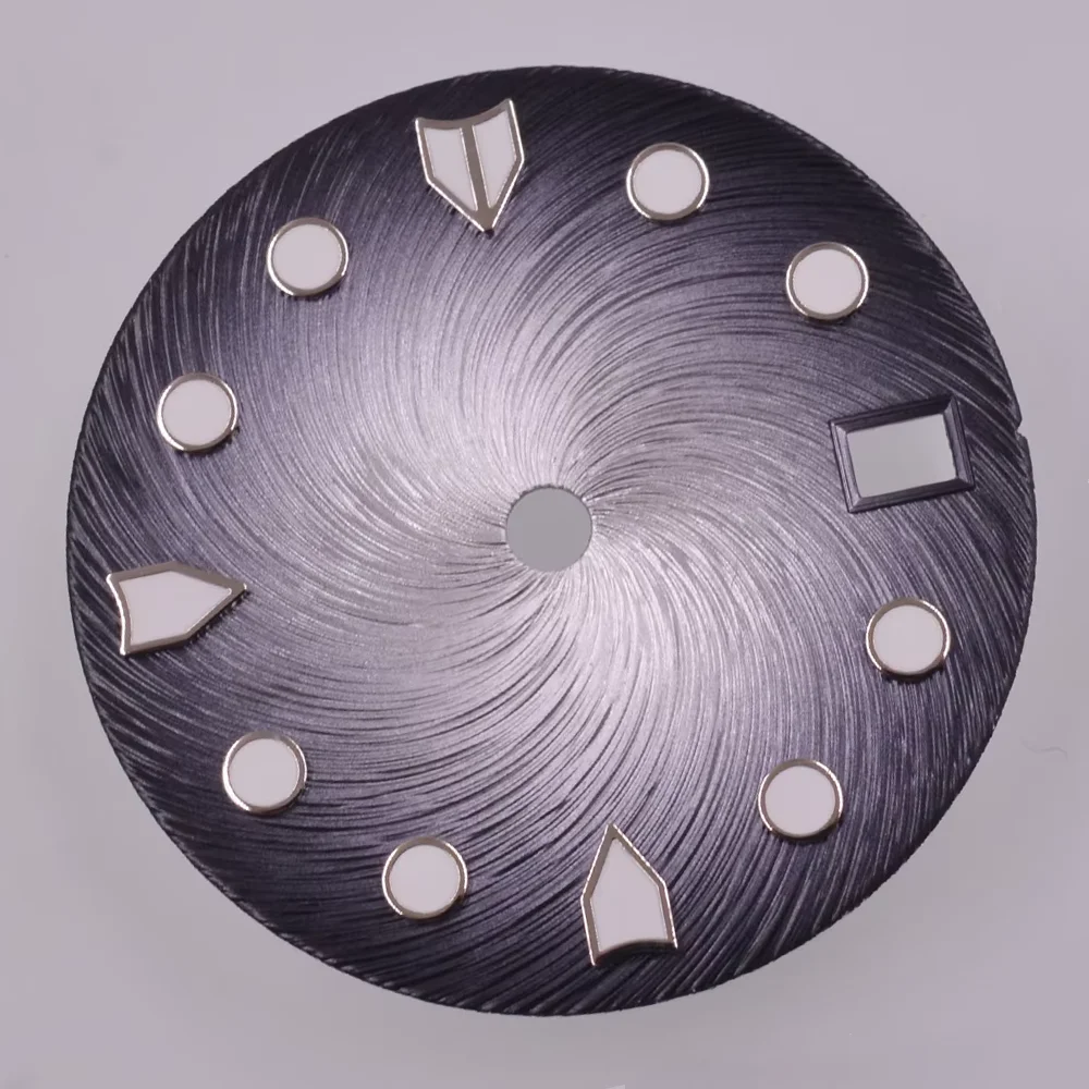 Красный/зеленый/синий/белый циферблат часов зеленый светящийся 28 5 мм подходит