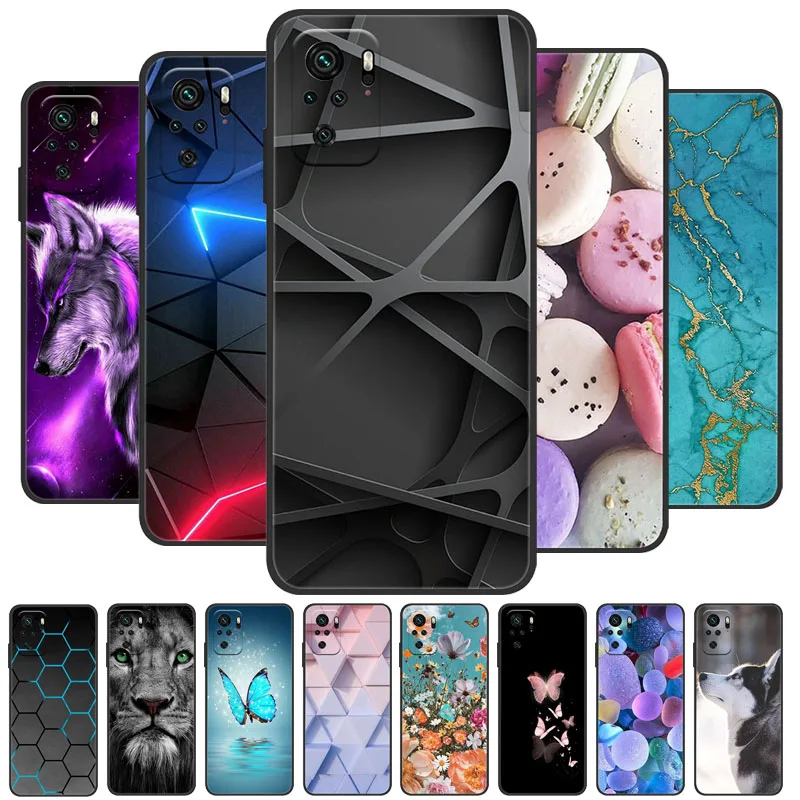 

For Cover Xiaomi Poco M5S Case For Poco M5S Capas Silicone New Back Shockproof Soft TPU Case For Poco M5S Fundas Shells Cute Cat