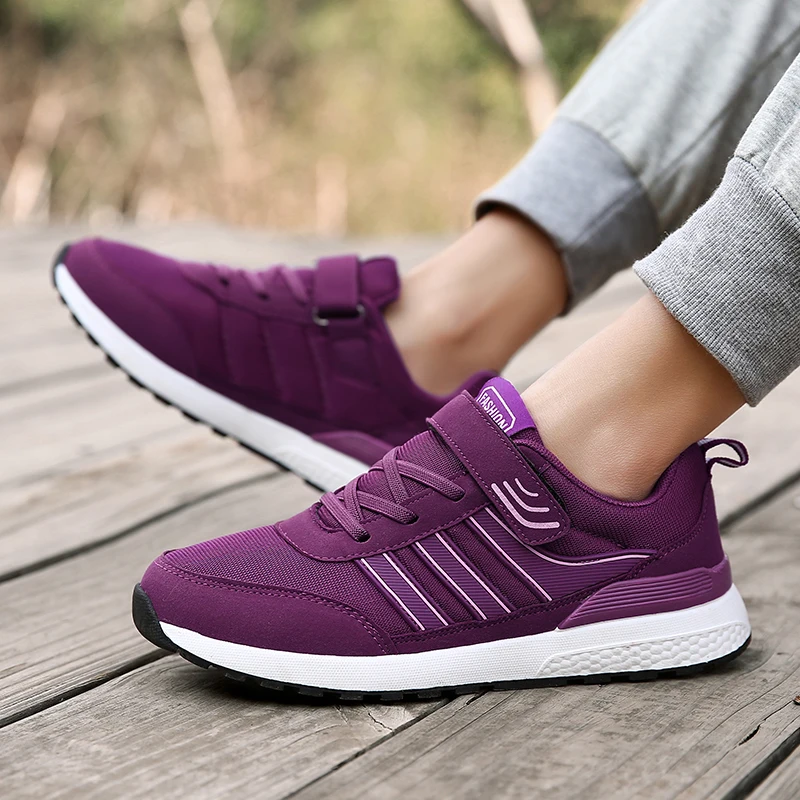 Autumn Unisex Shoes Soft-soled Non-slip Middle-aged and Elderly Walking Shoes Lightweight Casual Mother Shoes Healthy shoes