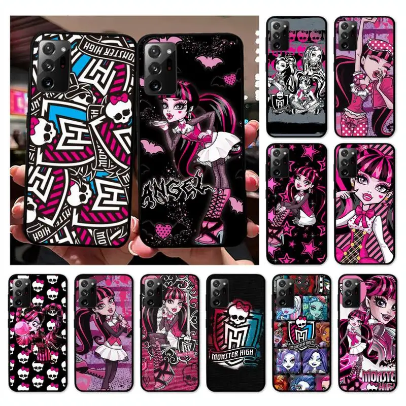 

M-Monster Cartoon High Phone Case for Samsung Note 5 7 8 9 10 20 pro plus lite ultra A21 12 72 cover