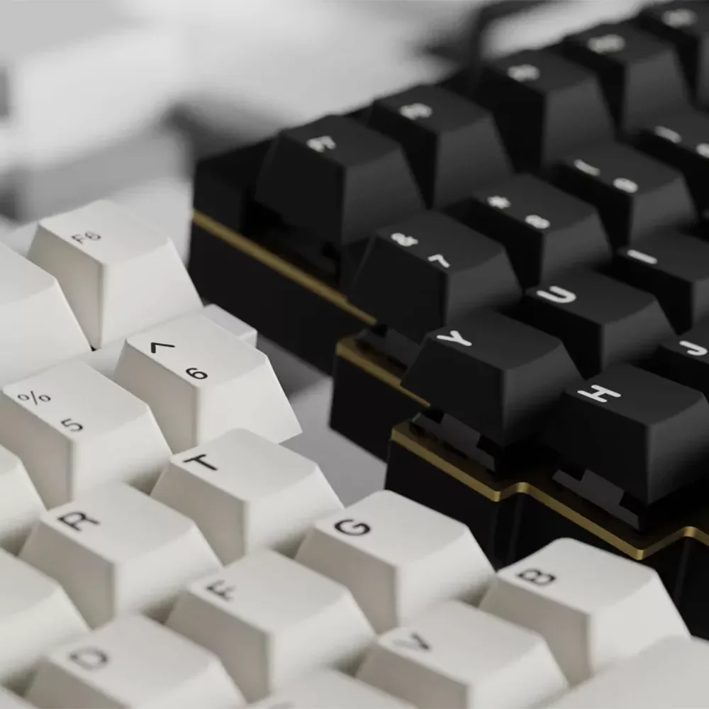 

New 139 Keys PBT Keycap Copy GMK WOB/BOW Cherry Profile Double Shot Keycaps For GMMK iKBC Mechanical Gaming Keyboard