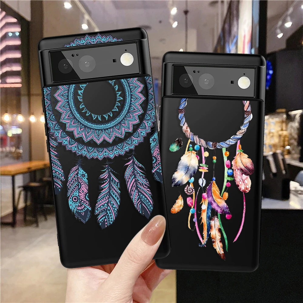 

Dream catcher Case for Google Pixel 7a 7Pro 7 6a 6 6Pro 5 5a 5G 4XL 4 2 3XL 2XL 3 3a 3aXL 4a Soft Silicone Protection Shell
