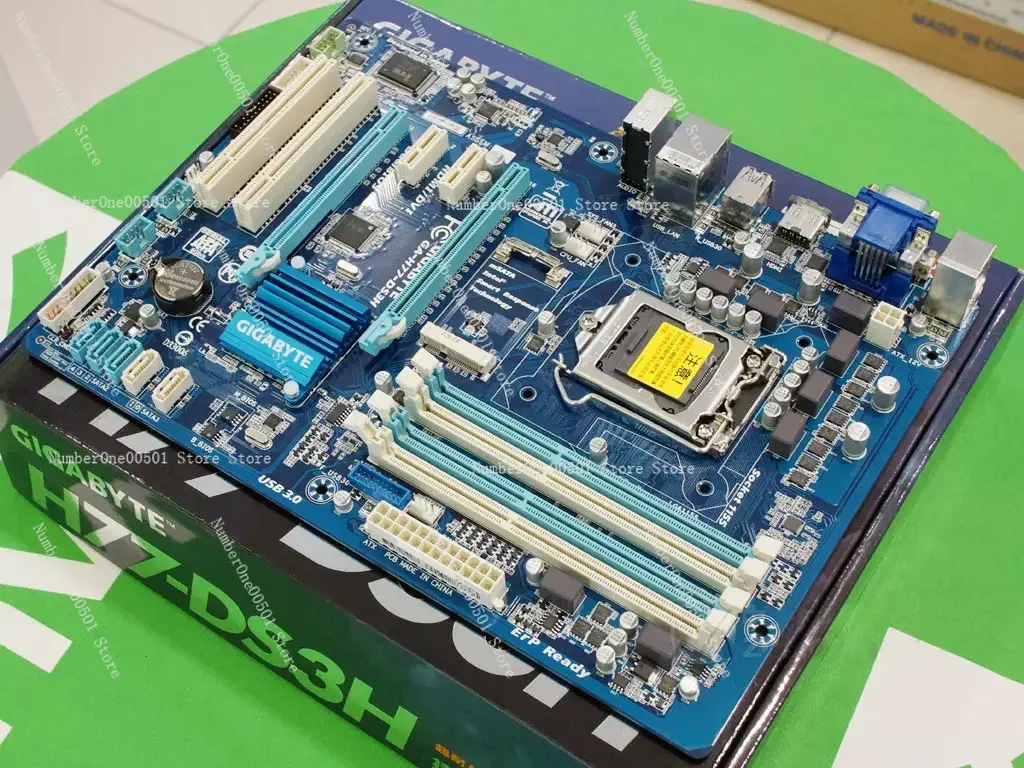 Материнская плата Z77 Gigabyte GA-Z77P-D3 1155 материнская с поддержкой 1230 V2 3470
