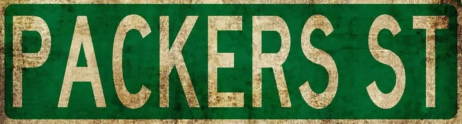 Уличный Знак Packers ST деревенский винтажный металлический декоративный настенный