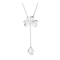 original moments lucky four leaf clover with adjust sliding necklace for women 925 sterling silver necklace pandora jewelry