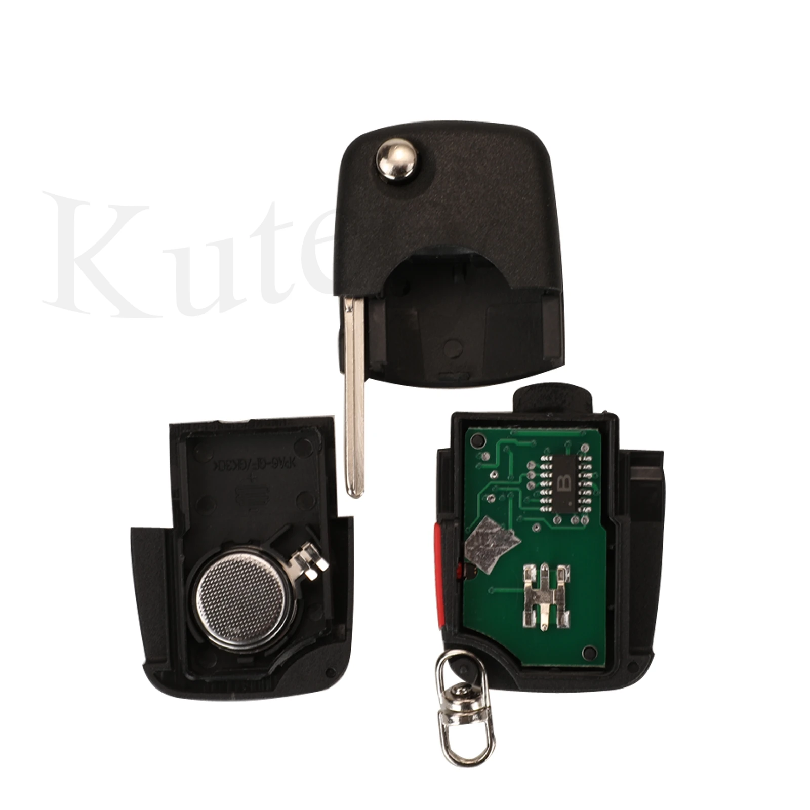 Jingyuqin смарт-пульт дистанционного управления флип-ключ для автомобиля ID48 чип