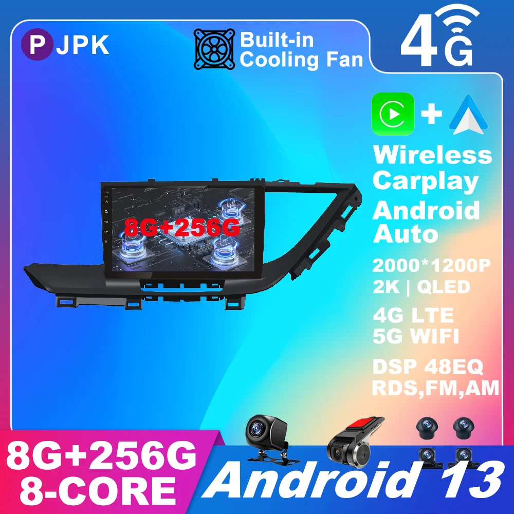 

9-дюймовый Android 13 для Buick GL6 2017 - 2018 автомобильный радиоприемник беспроводной Carplay Авто DSP QLED навигация GPS RDS Видео Мультимедиа BT ADAS