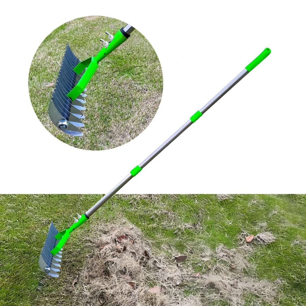 Соломенные грабли для лужайки ослабление почвы 12 8 дюймов широкие эффективные