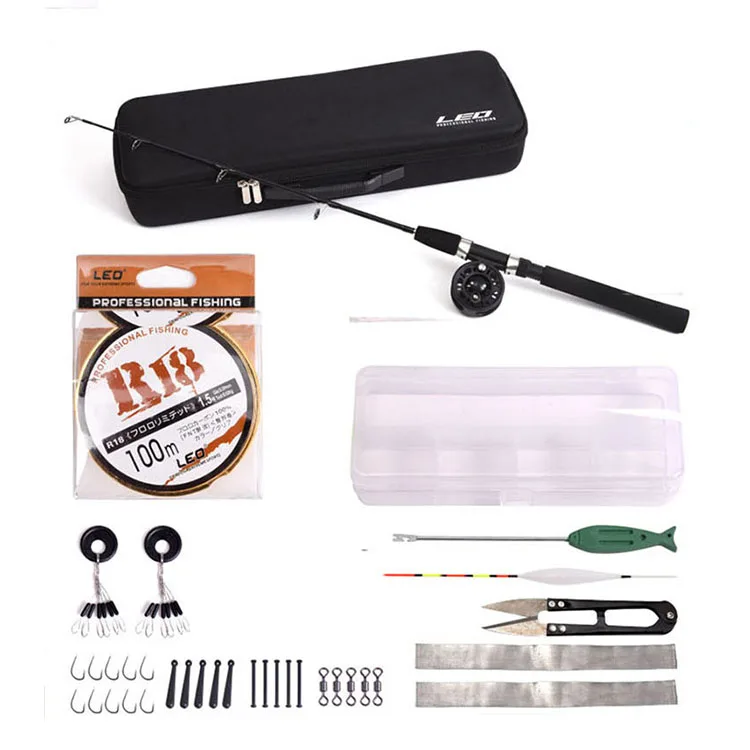 Набор из удочки и катушки для подледной рыбалки 80 см