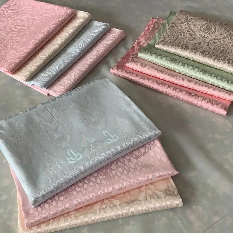 Стрейчевая жаккардовая ткань для шитья одежды Чонсам в стиле ретро простой