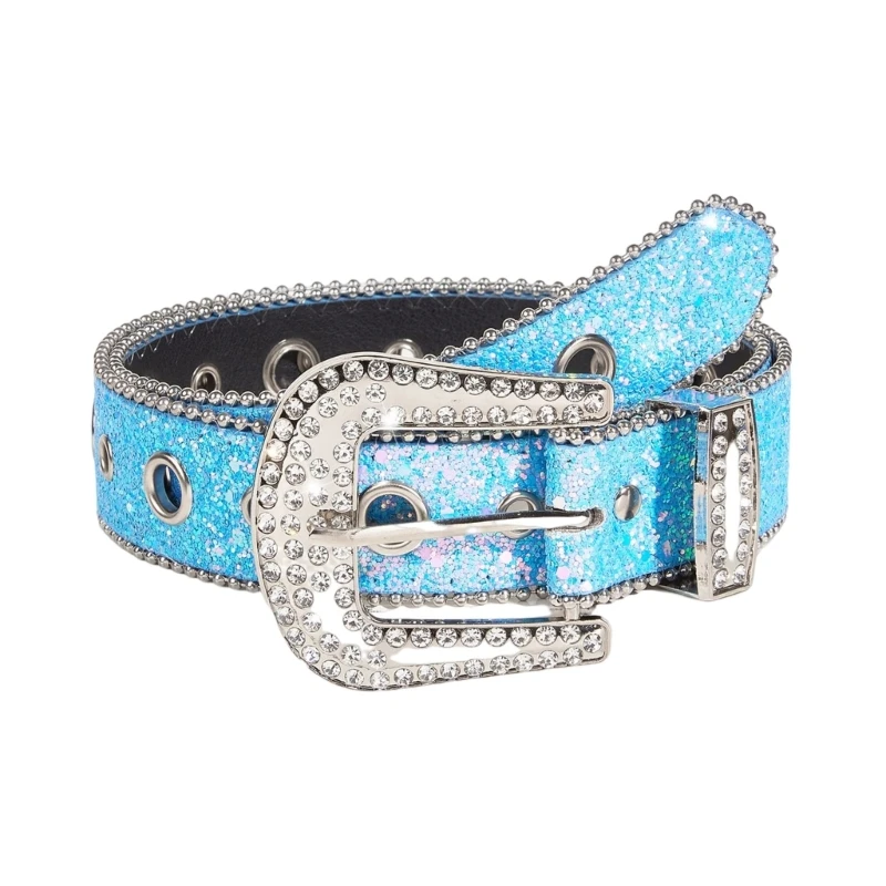 Luxurious  Waist Belt Western Full Diamond Belt Cowgirl Cowboy Belt Drop shipping