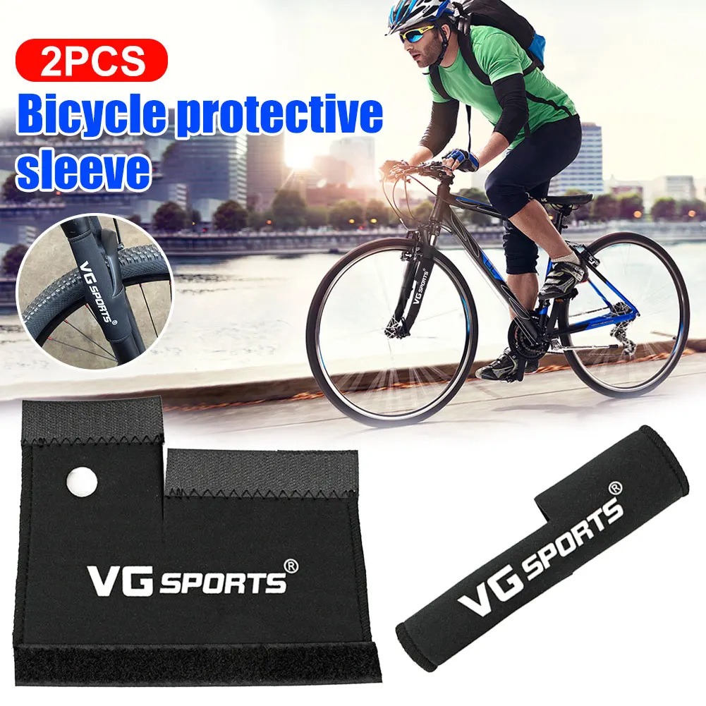

2 Pcs Mountain Bike Front Fork Protective Pad Road bike Fork Frame Wrap Cover Guard Protector Cycling Bicycle Accessories