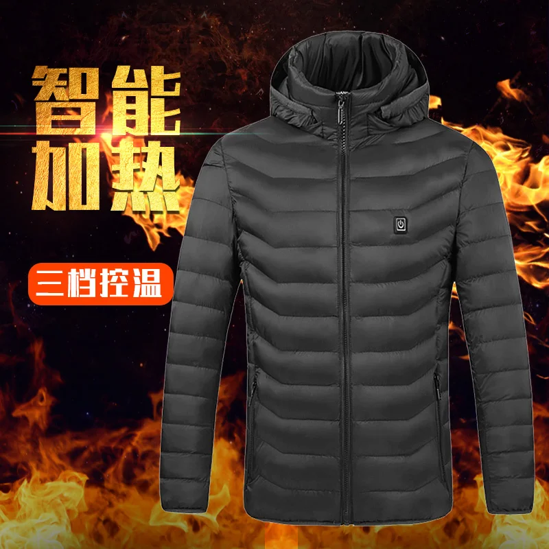 

Высококачественные куртки с подогревом, жилет, хлопковый пуховик для мужчин и женщин, уличное пальто, куртки с электроподогревом и USB, теплое зимнее теплое пальто