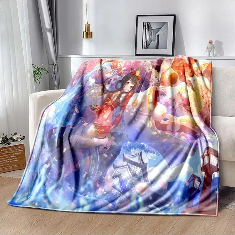 Модное HD печать мультфильм аниме игра Onmyoji одеяло для спальни детская простыня