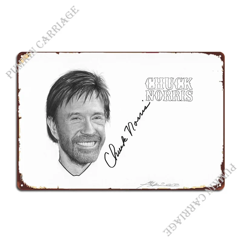 

Chuck Norris Metal Sign Club Party Party Kitchen Cinema Tin Sign Poster