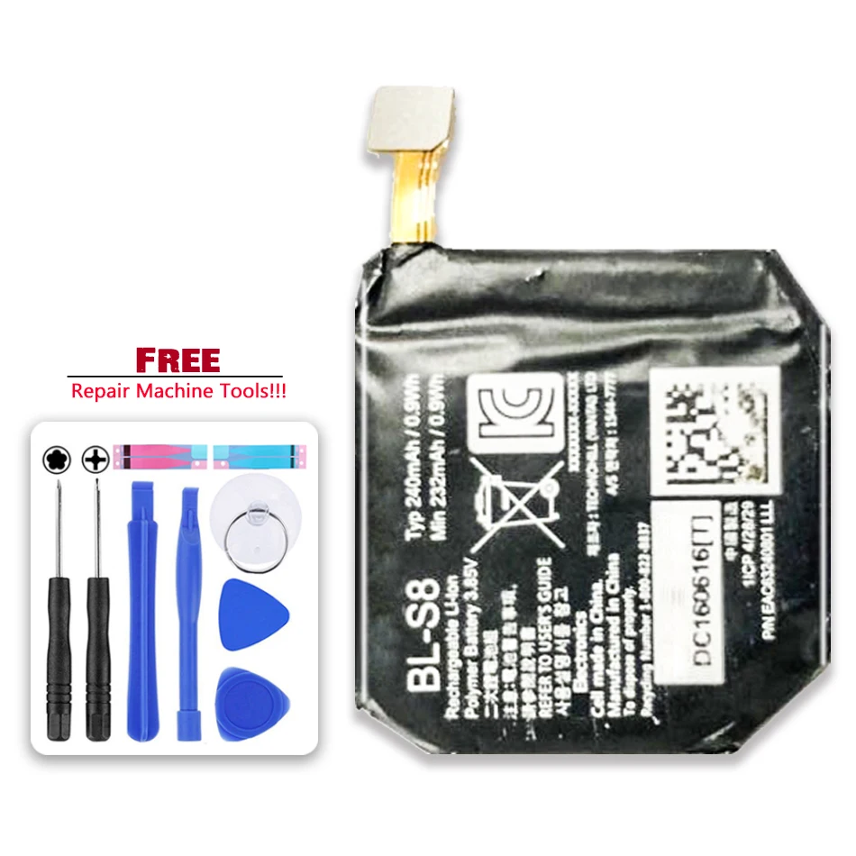 

Replacement Battery 240mAh For LG Watch W270 BL-S8 Watch