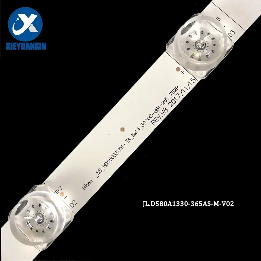 5 компл. 58 дюймов 1099 мм светодиодная лента для подсветки Hisense 10led 58R6E H58AE6100 H58A6100