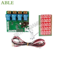 jy 215 inbuilt counter 4 channel timer board bill acceptor coin acceptor selector control token for vending arcade game machine