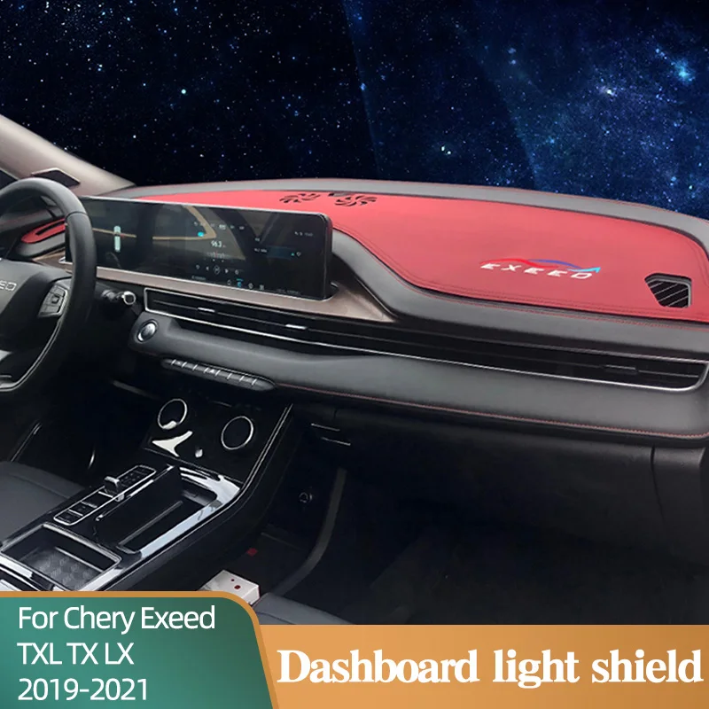

Коврик для приборной панели автомобиля Chery Exeed TXL TX LX 2019-2021, ПУ, Солнцезащитный коврик, приборная панель, ковры, защитные аксессуары