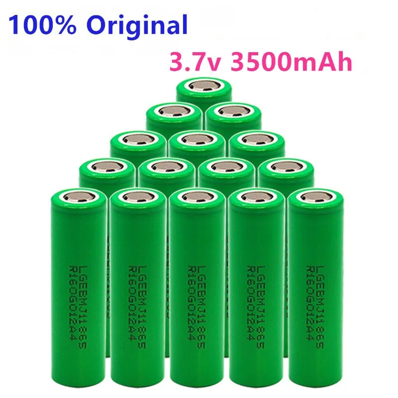 

1PCS 100% Original 3.7 v 3500 mah 18650 Lithium Rechargeable Battery For Flashlight batteries for LG 3500mah battery
