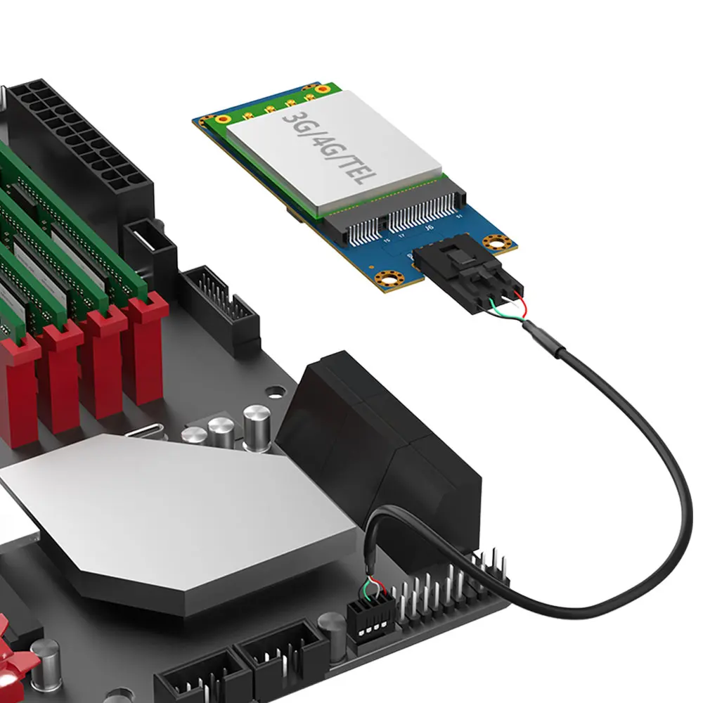 Адаптер Mini PCI-E к USB 2.0 адаптер внешнего конвертера плата расширения модуля для