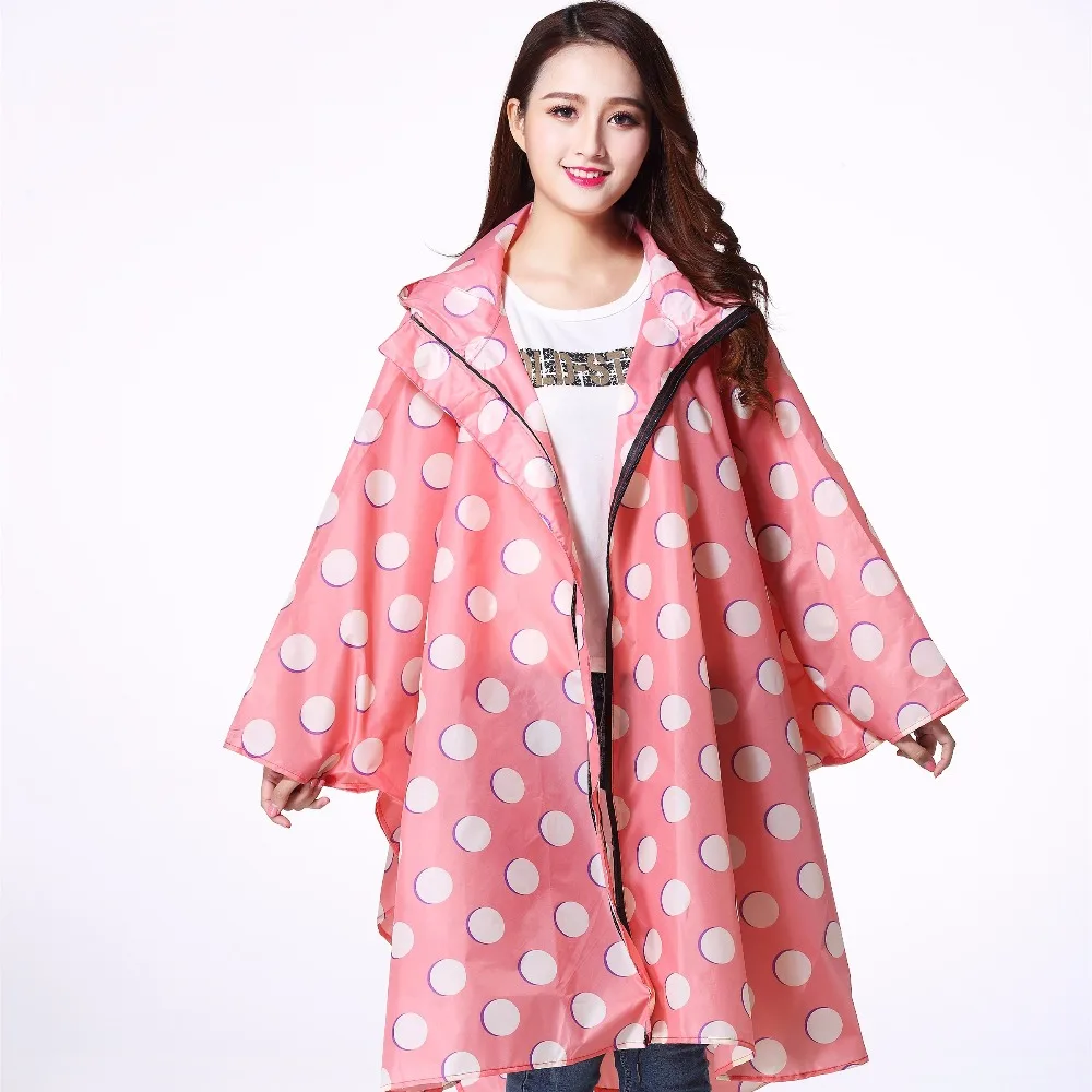 

Женское пончо Freesmily для взрослых, Модное пончо для пеших прогулок, езды на велосипеде, езды на мотоцикле, тонкое водонепроницаемое дождевое пальто большого размера