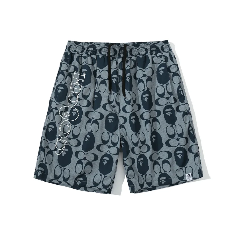 

100%Cotton Men's Shorts Pants Male Running Trendyol Clothing Clothes Basketball Sports Man Summer Sweatpants Y2k Short Bape