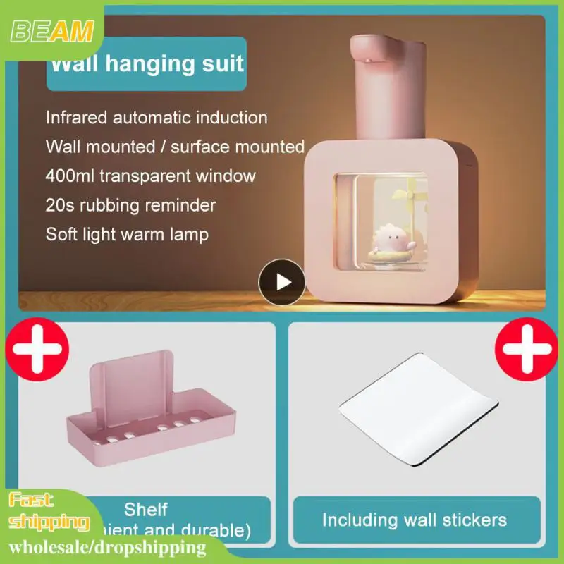 

Washing Dispensers Wall-mounted Household Smart Soap Dispenser Ipx Waterproof Dishwashing Liquid Dispenser Dispenser Hand Wash