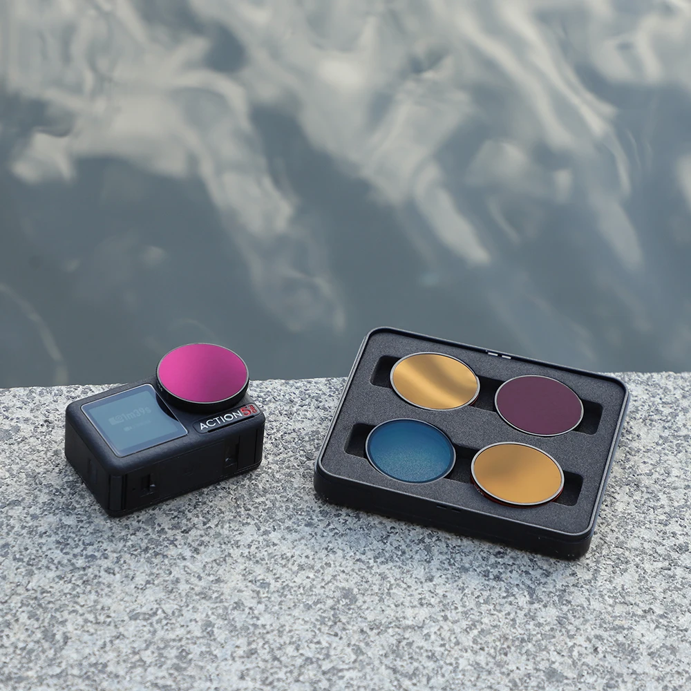 Фильтр объектива ND для DJI Osmo Action 5 Pro аксессуары MCUV CPL ND8 ND16 ND32 ND64 оптический